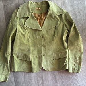 Wilsons Leather Light Green Women's Blazer